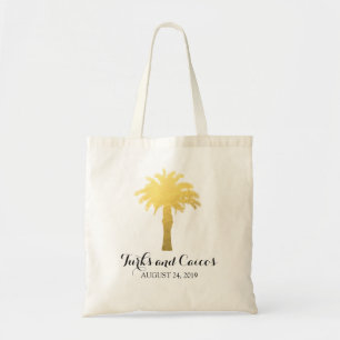 Palm Tree Tropics Hochzeit Tragetasche