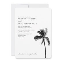 Palm Tree Wedding Custom Beach Foto