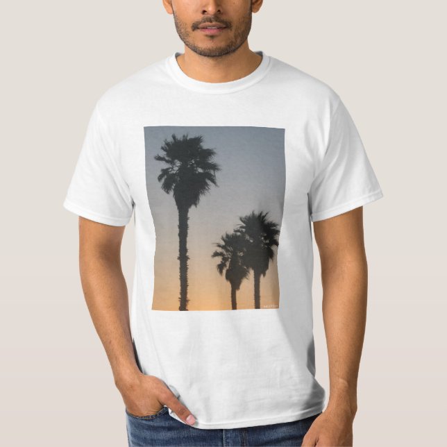 Palm Trees At Sunset T-Shirt (Vorderseite)