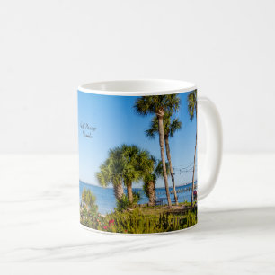 Palm Trees Bayside Morning Klassische Tasse