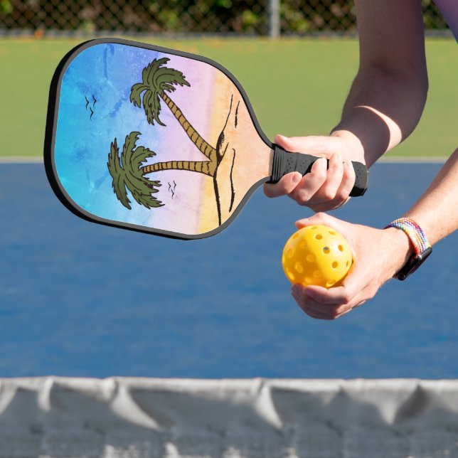 Palm Trees Beach Pickleball Schläger (InSitu)