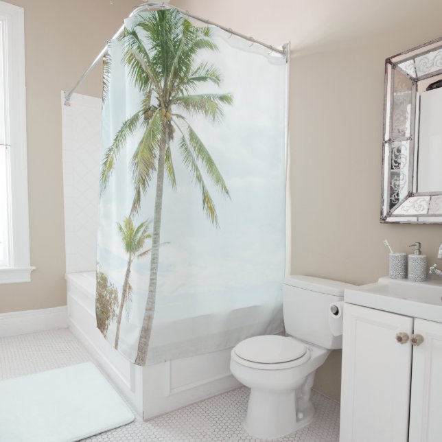 Palm Trees Beach Traum #2 #tropical Duschvorhang (Beispiel)