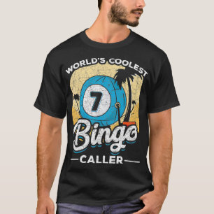 Palm Trees Bingo Caller Bingo Spieler Funny Tropic T-Shirt