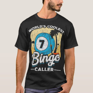 Palm Trees Bingo Caller Bingo Spieler Funny Tropic T-Shirt