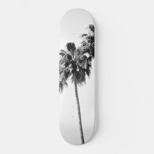 Palm Trees Black & White Vibes #4 #wall #decor Skateboard