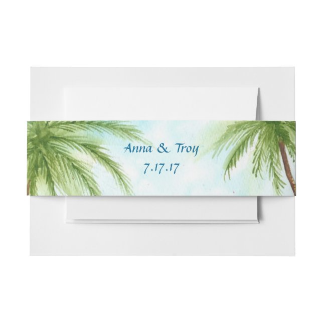 Palm Trees Bly Band (Vorderseite Beispiel)