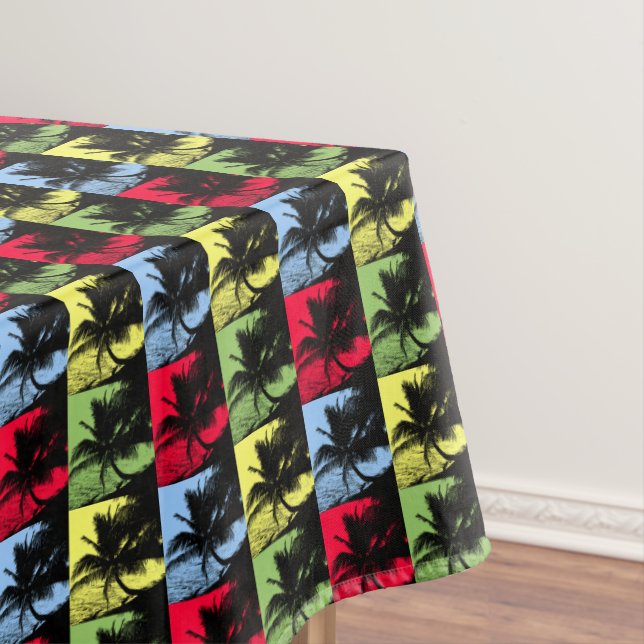 Palm Trees Design Tischdecke (Beispiel)