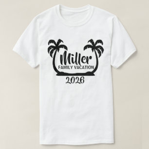 Palm Trees Family Vacation T - Shirt