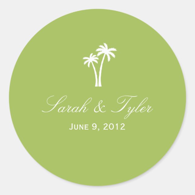 Palm Trees Fevor Sticker - Limon (Vorderseite)