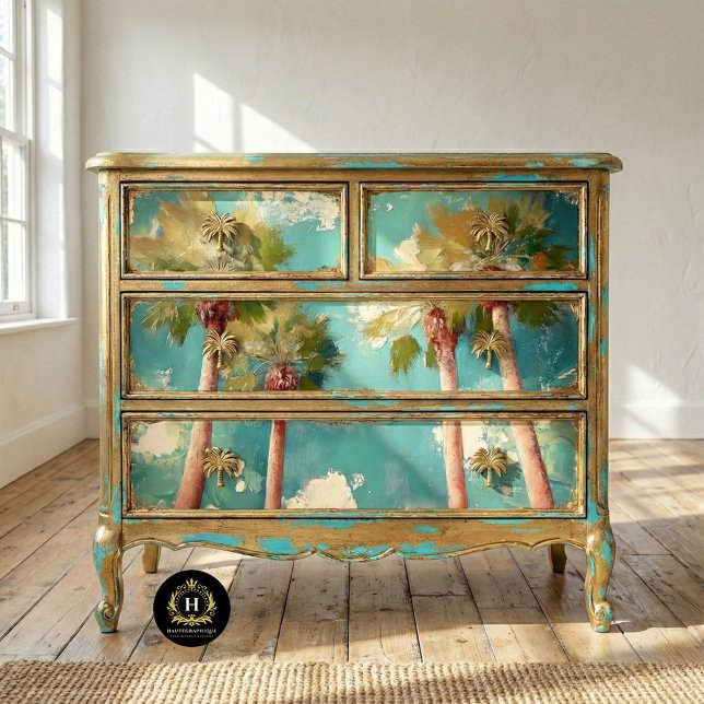 Palm Trees Los Angeles California Decoupage Seidenpapier (Von Creator hochgeladen)