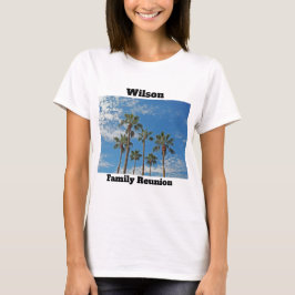 Palm Trees Paradise Family Wiedersehen Keepake T-Shirt