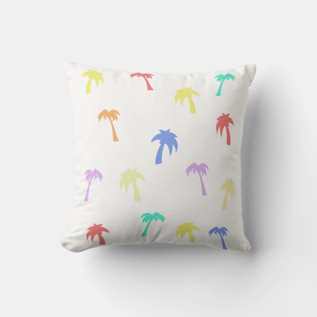 Palm Trees Phantastisch Throw Kissen (Vorderseite)