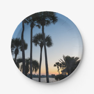 Palm Trees Sunrise Destin Florida Paper Teller