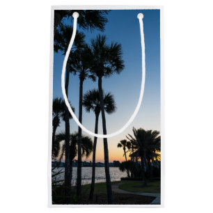 Palm Trees Sunrise Destin Florida Tall Geschenktas Kleine Geschenktüte