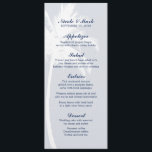 Palm Trees Tropical Wedding Menu Cards Menükarte<br><div class="desc">Palm Trees benutzerdefinierte Hochzeitsmenükarten. Ideal für Sommer und Hochzeiten in Urlaubsort.</div>