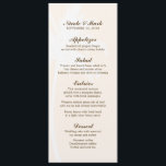 Palm Trees Tropical Wedding Menu Cards Menükarte<br><div class="desc">Palm Trees benutzerdefinierte Hochzeitsmenükarten. Ideal für Sommer und Hochzeiten in Urlaubsort.</div>