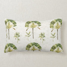 Palm und Bananenbaum des Reisenden auf der Terrazz Lendenkissen