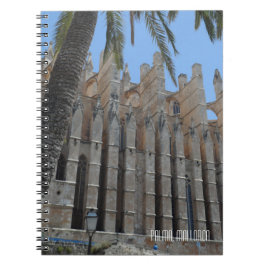Palma Cathedral Majorca Spain Vacation Souvenir Notizblock