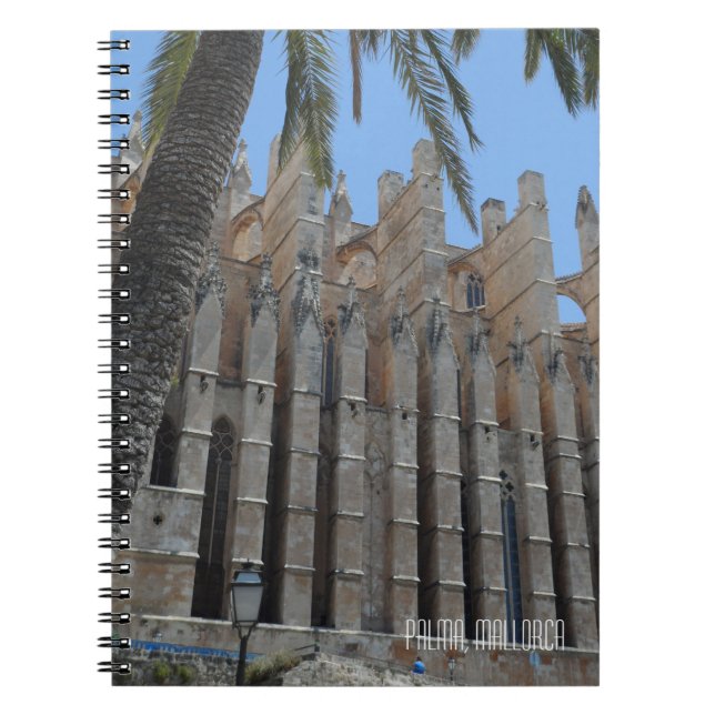 Palma Cathedral Majorca Spain Vacation Souvenir Notizblock (Vorderseite)