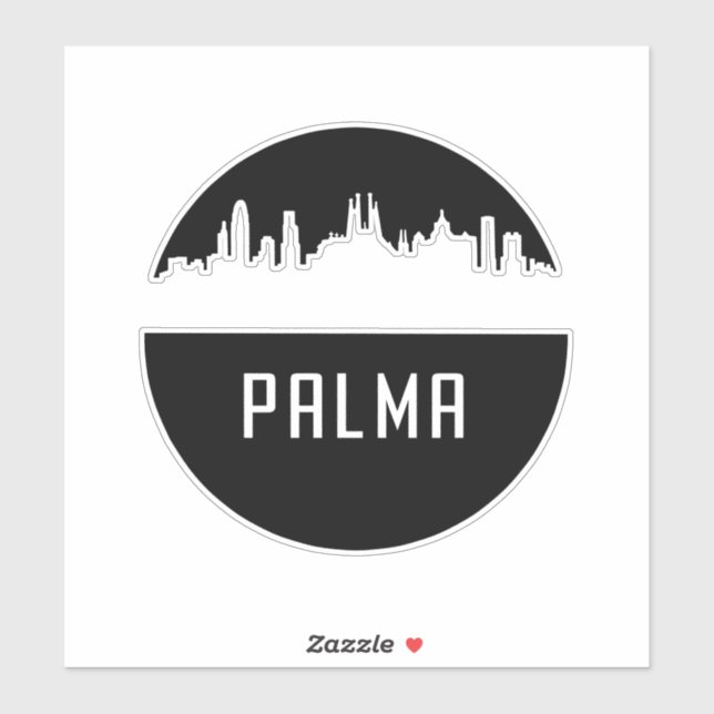 Palma | cities of Spain Aufkleber (Blatt)