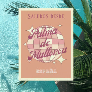 Palma de Mallorca España rétro Carte postale vinta