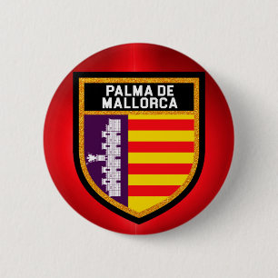 Palma de Mallorca Flag Button