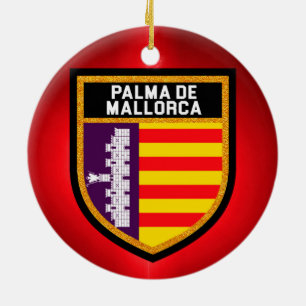 Palma de Mallorca Flagge Keramikornament