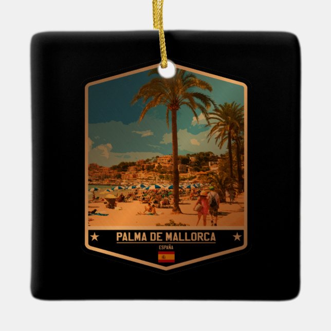 Palma de Mallorca Keramikornament (Vorderseite)