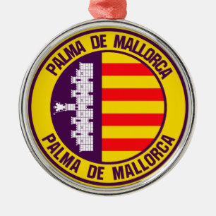 Palma de Mallorca RundEmblem Ornament Aus Metall