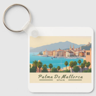 Palma de Mallorca Spanien Pastellfisch Schlüsselanhänger