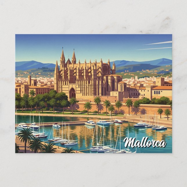 Palma de Mallorca Spanien Postkarte (Vorderseite)