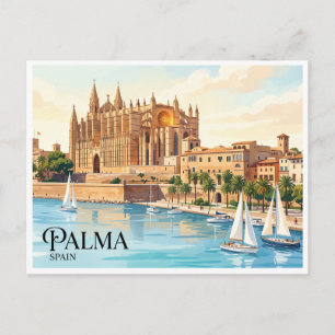Palma de Mallorca Spanien Postkarte