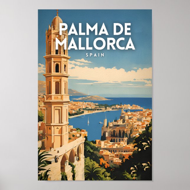 Palma De Mallorca Spanien Reisen Poster (Vorne)