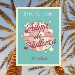 Palma de Mallorca Spanien Retro Vintage Postkarte