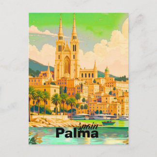 Palma Spanien Reise Postkarten Kunst Spanien Reise