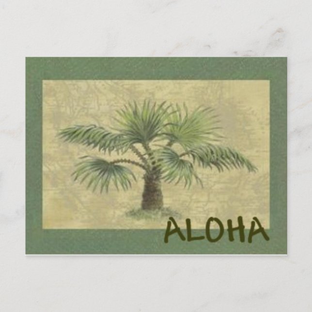 Palmas ALOHA Postkarte (Vorderseite)