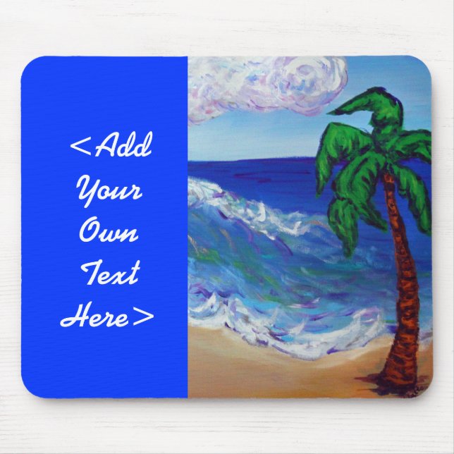 Palmbaum-Mauspad Mousepad (Vorne)