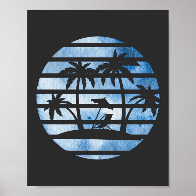 PALMBÄUME POSTER (Vorne)