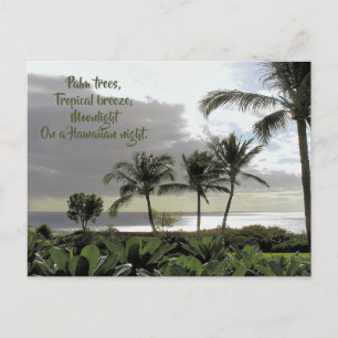 PALMBÄUME, TROPISCHE BREISE, MAUI POSTCARD POSTKARTE