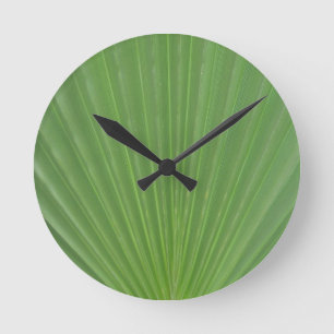 Palmblatt Runde Wanduhr
