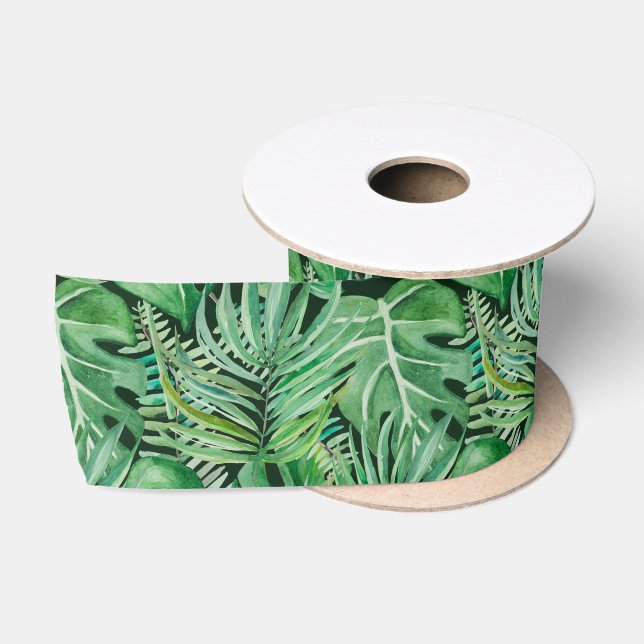 Palmblätter Satinband (Spule)