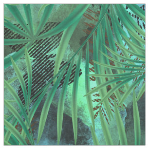 Palmblätter. Stoff