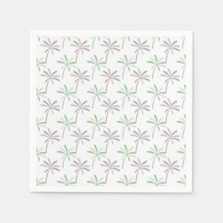 Palmblätterdruck Serviette