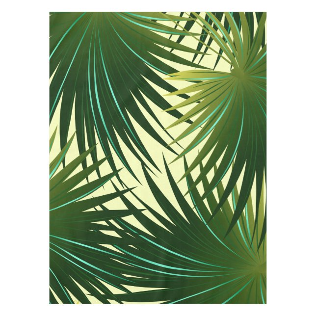 Palmblätterhütte Tischdecke (Vorderseite)