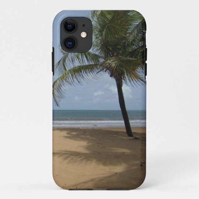 Palme auf dem Strand-Foto Case-Mate iPhone Hülle (Rückseite)
