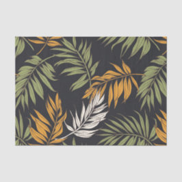Palme Fonds Fall-Art-Muster Seidenpapier