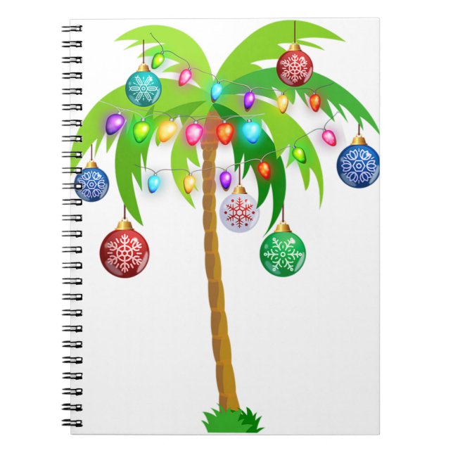 Palme hawaii Strand tropisch x Notizblock (Vorderseite)