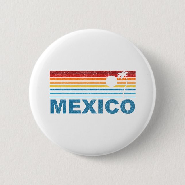 Palme Mexiko Button (Vorderseite)