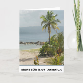 Palme, Montego Bay Jamaika im Juni 2011 Karte