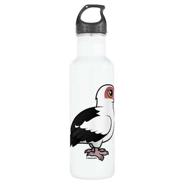 Palme-Nuss Geier Trinkflasche (Vorderseite)